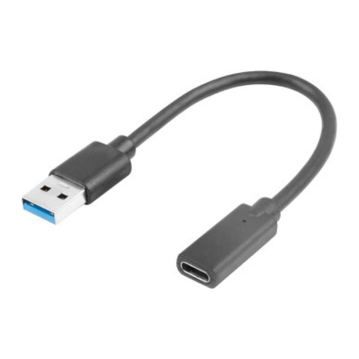 Adaptador Lanberg USB 3.1 tipo C-USB tipo-a 15cm (AD-UC-UA-03)