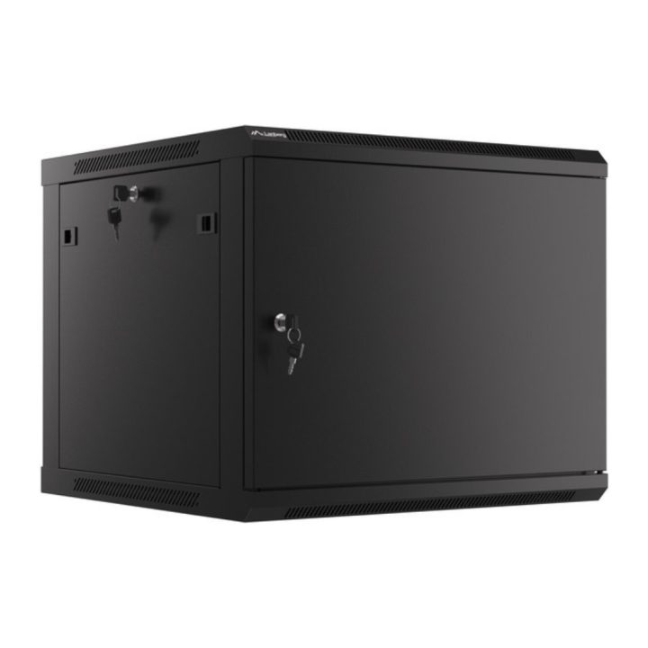 Armário de parede Lanberg rack 19 polegadas 9U - 600X600 preto…