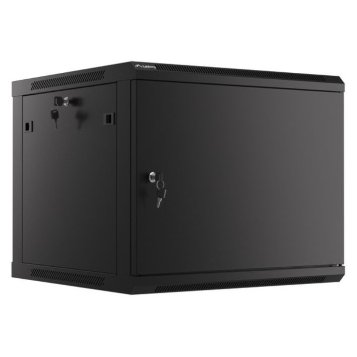 Armário de parede Lanberg rack 19 polegadas 9U - 600X600 preto…