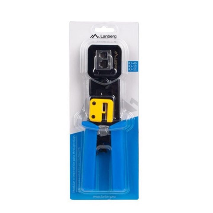 Alicate de cravar Lanberg pass through RJ45-RJ11-RJ12 (NT-0204)