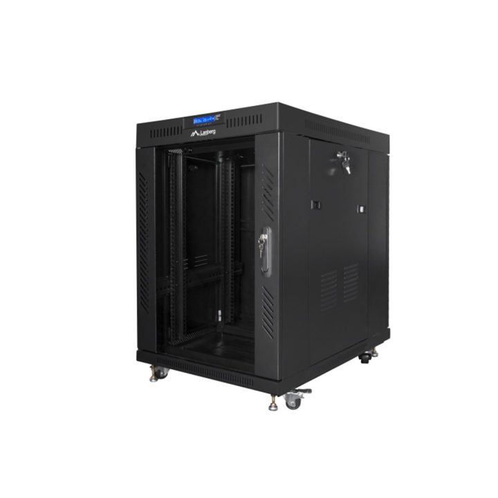Lanberg FF01-6815-12BL 15U Rack Cabinet Free-standing Black