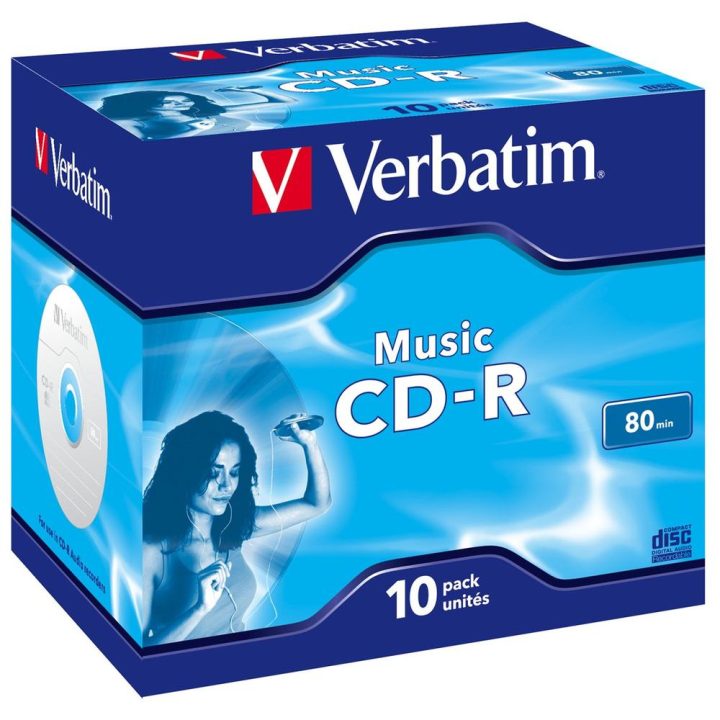 Verbatim CD-R 700MB 16x Jewel Case 10 Pack Audio (43365)