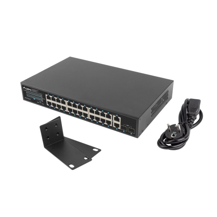 Lanberg RSGE-24P-2GE-2S-250 Unmanaged Switch