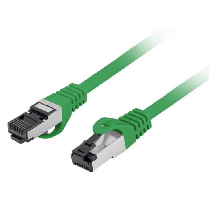 Lanberg PCF8-10CU-0050-G cabo de rede Verde 0,5 m Cat8.1 S/FTP (S-STP)