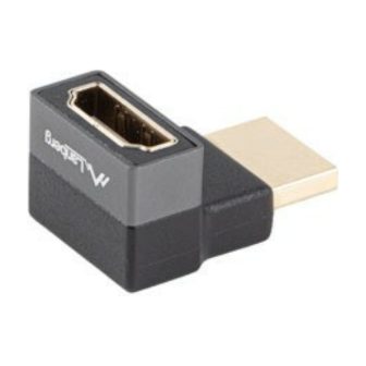 Lanberg 8K HDMI Adapter Male to Female Up Angle (AD-HDMI-08)