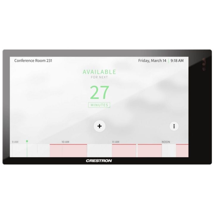 Crestron 5 in. wall mount touch screen, black smooth (tsw-570-b-s)…