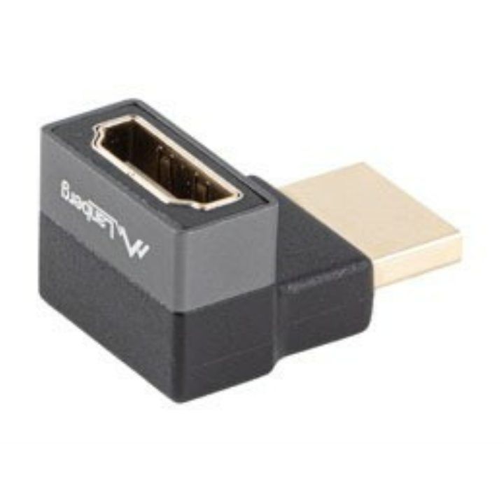 Adaptador HDMI 8K Lanberg macho-fêmea ângulo para cima (AD-HDMI-08)