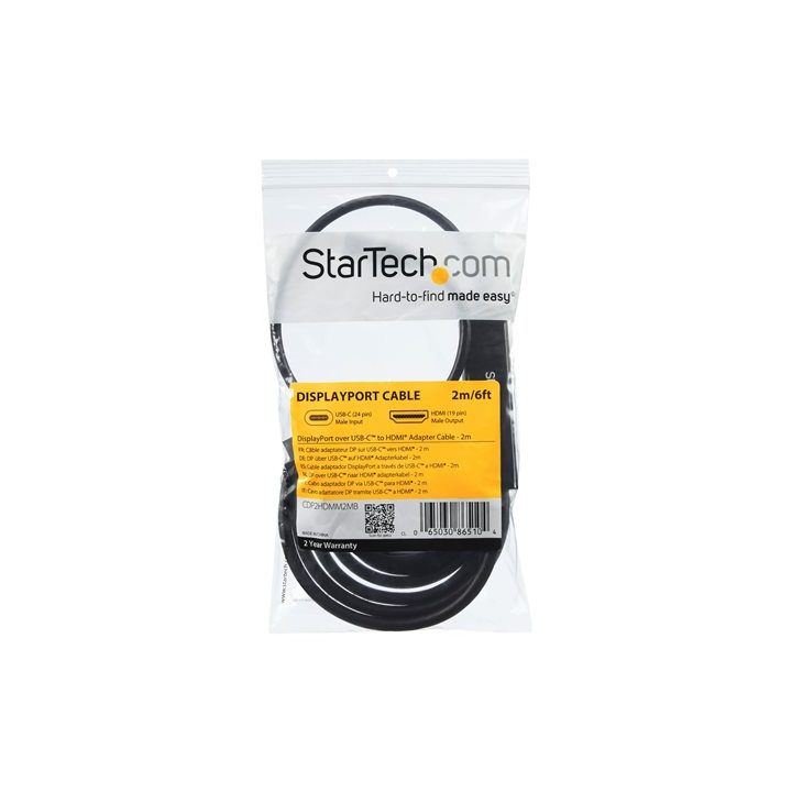StarTech.com Cable Adaptador USB-C a HDMI 4K 60Hz HDR10 de 1m - Cable…