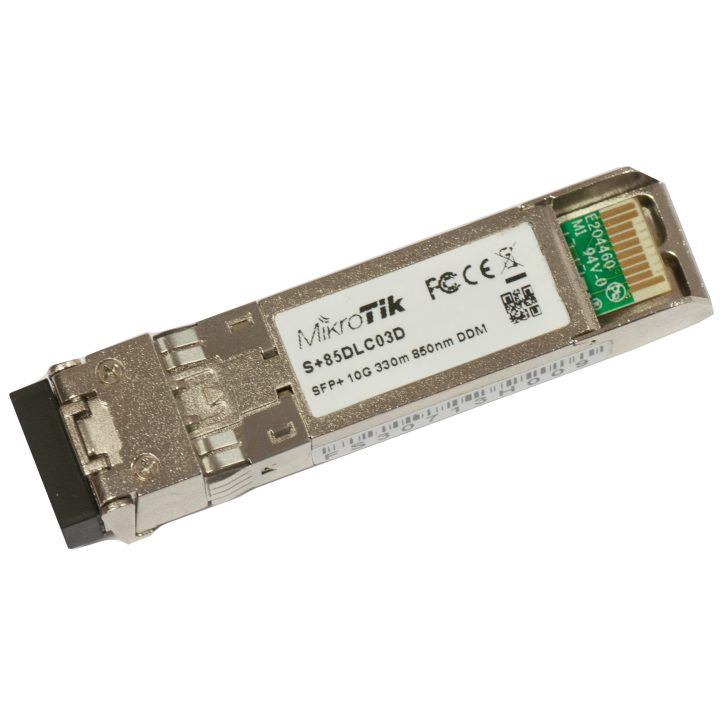 Mikrotik S+85DLC03D red modulo transceptor Fibra óptica 10000 Mbit/s…