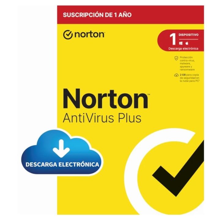 Norton AntiVirus Plus Seguridad de antivirus Base Español 1…