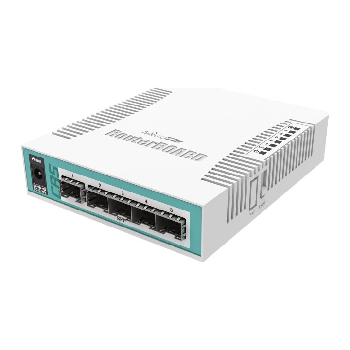 Mikrotik CRS106-1C-5S switch Gigabit Ethernet (10/100/1000) Energía…