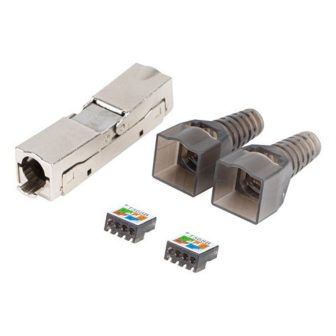 Lanberg PL2SA-6000TL RJ-45 Connector Silver, Transparent