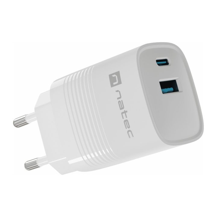 Natec NUC-2140 cargador de dispositivo móvil Universal Blanco…
