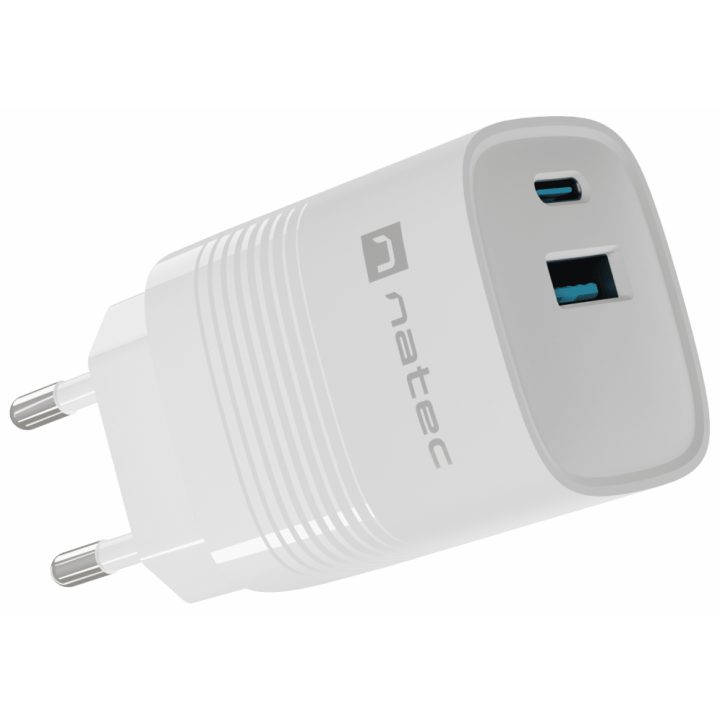 Natec NUC-2140 cargador de dispositivo móvil Universal Blanco…