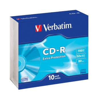 Verbatim CD-R Extra Protection 700 MB 52x 10 piece(s)