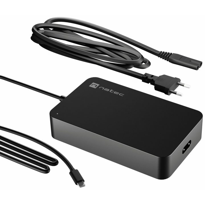 Natec Grayling adaptador e inversor de corriente Interior 90 W Negro…