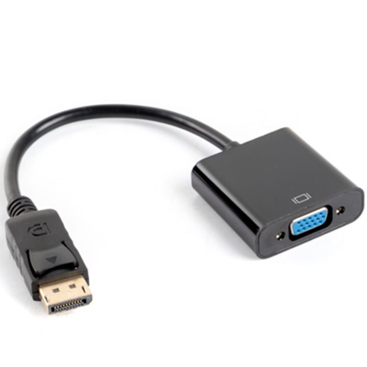 Lanberg DisplayPort 1.1 to VGA Adapter 20cm Black (AD-0002-BK)