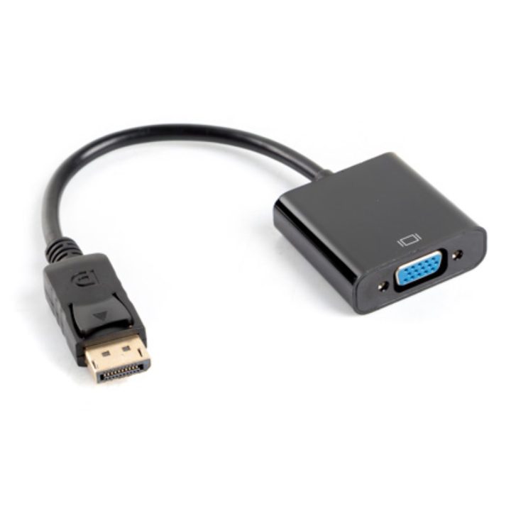 Lanberg DisplayPort 1.1 to VGA Adapter 20cm Black (AD-0002-BK)