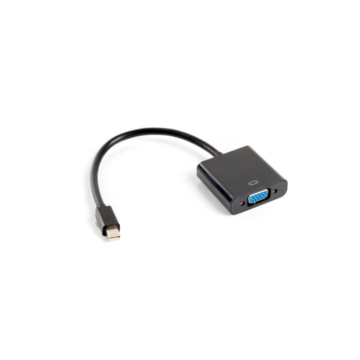 Adaptador Lanberg mini DisplayPort macho-VGA fêmea 20 cm preto…