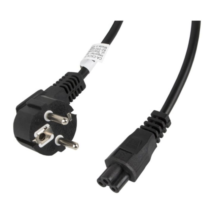 Lanberg Power Cable VDE CEE 7/7 to IEC 320 C5 3m (CA-C5CA-11CC-003-BK)