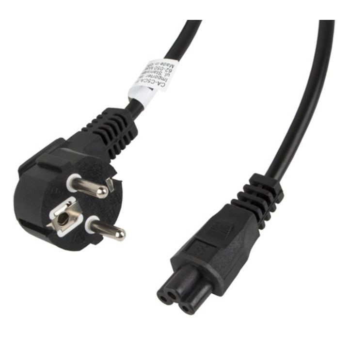 Cabo de alimentação Lanberg VDE CEE 7/7 a IEC 320 C5 3m…