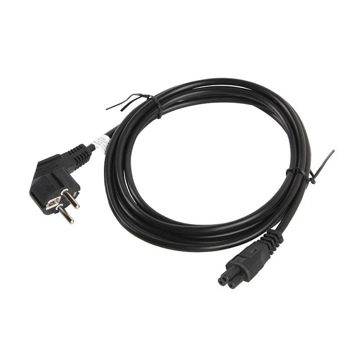 Lanberg Power Cable VDE CEE 7/7 to IEC 320 C5 3m (CA-C5CA-11CC-003-BK)