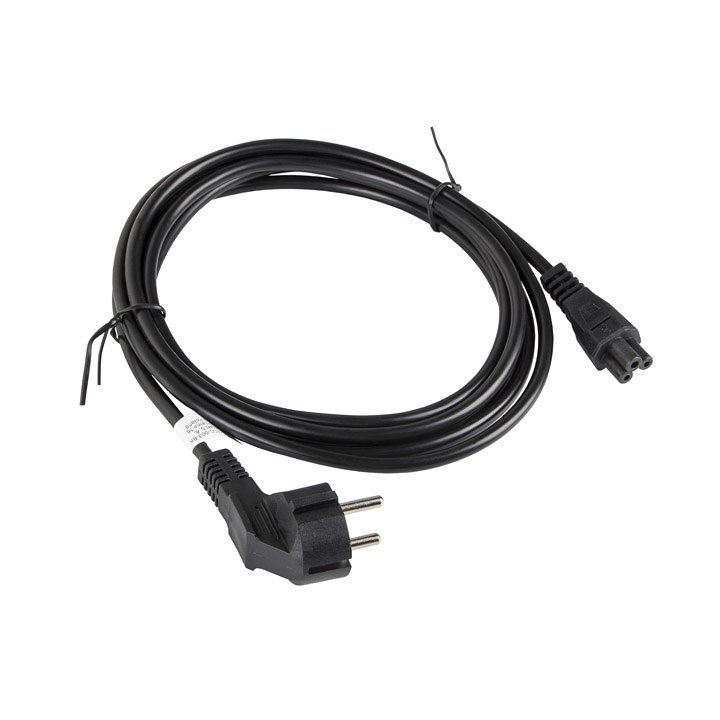 Lanberg Power Cable VDE CEE 7/7 to IEC 320 C5 3m (CA-C5CA-11CC-003-BK)