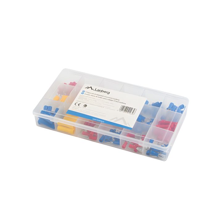 Caja herramientas Lanberg 175 terminales electricos 1.25 a 4mm…