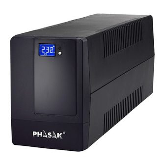 Sai UPS Phasak 600VA ph 9464 interactivo 0.6kva