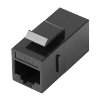 Lanberg Keystone Feed-Thru RJ45 to RJ45 UTP CAT6 Adapter (KSU6-3000)