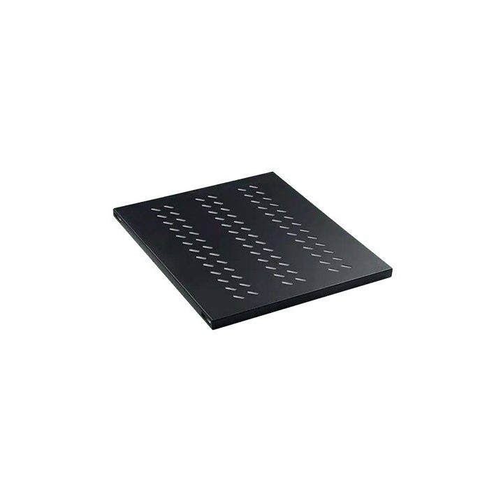 Bandeja fija 1u para rack Phasak negro 1000mm - perforada phc 5210