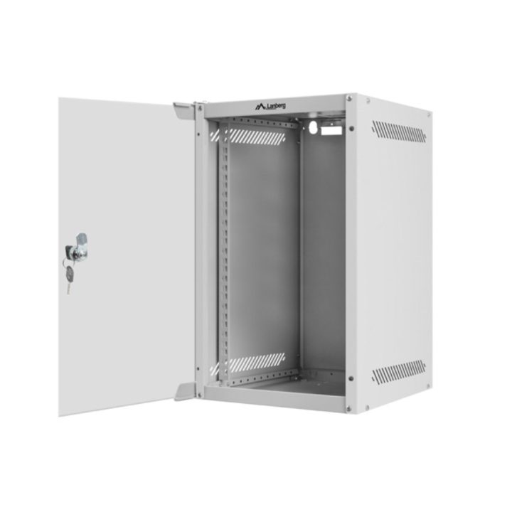 Lanberg 10-inch 9U Wall-Mount Cabinet - 280x310 Gray (WF10-2309-10S)