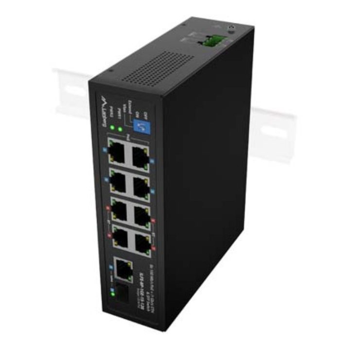 Lanberg ILFE-8P-1GE-1S-120 switch não gerido Fast Ethernet (10/100)…