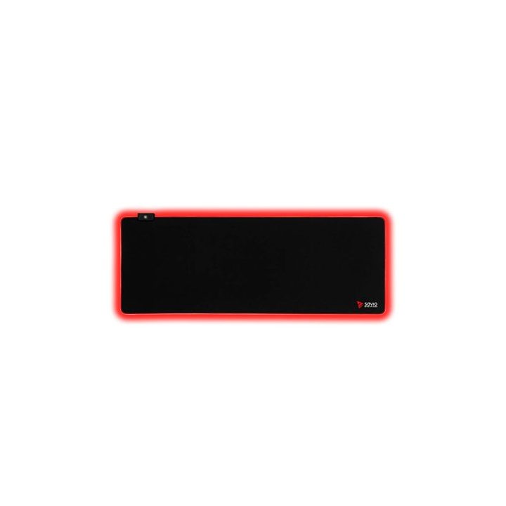 Alfombrilla gaming savio LED edition turbo d XL (SAVGLETDXL)