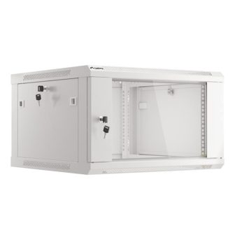 Lanberg WF01-6606-10S armário rack 6U Bastidor de parede Cinzento