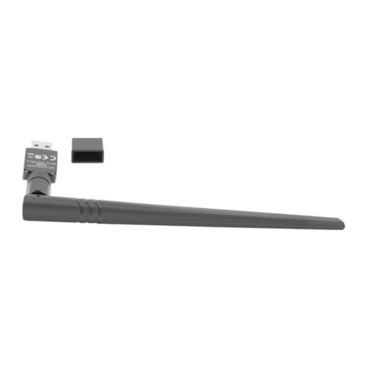 Lanberg USB Wi-Fi 300 Mbps Network Adapter with Antenna (NC-0300-WIE)