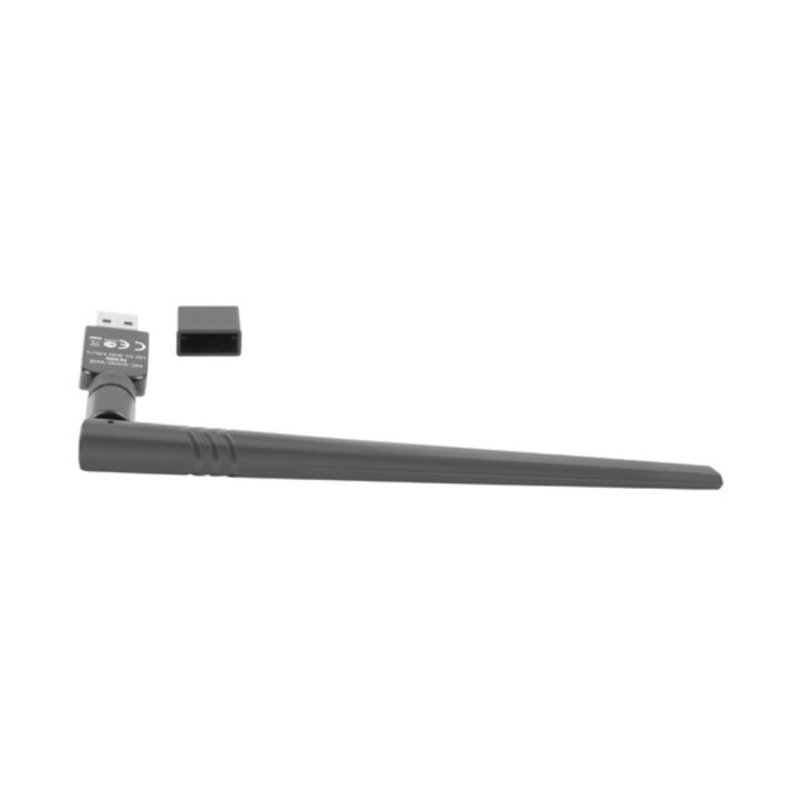Adaptador de rede Lanberg USB Wi-Fi 300 MB-s com antena (NC-0300-WIE)
