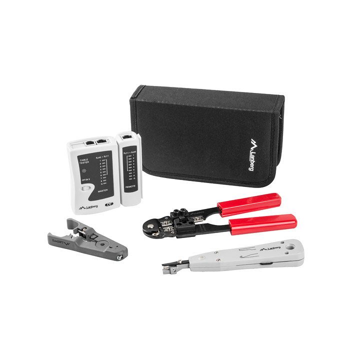 Lanberg Tool Kit Network Tester - Cable Stripper - Crimping Tool…