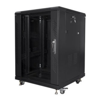 Armário rack Lanberg 15U 600 x 600 auto montagem 19 polegadas carga…