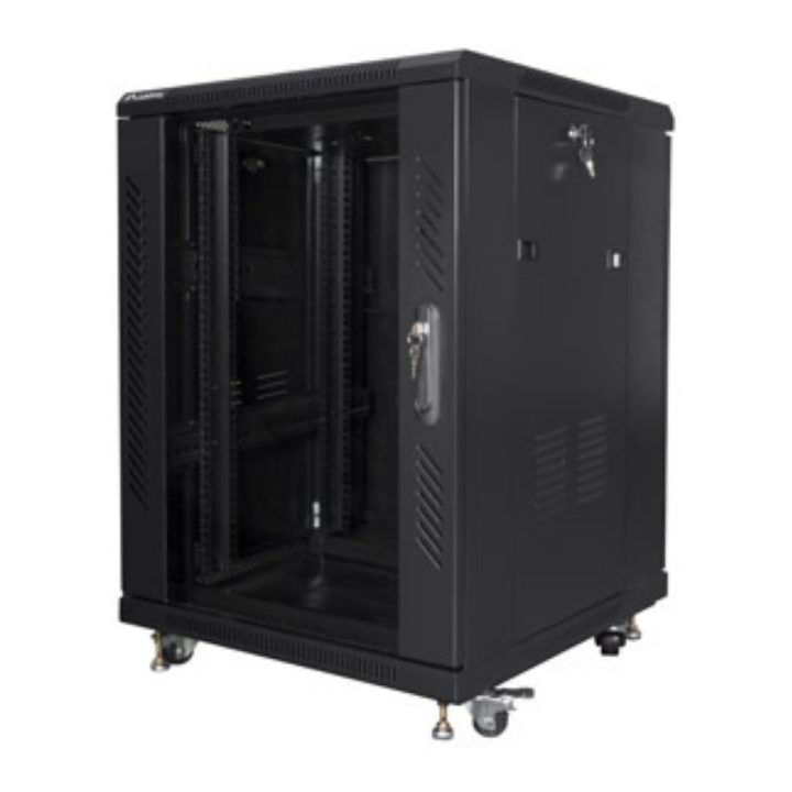 Armário rack Lanberg 15U 600 x 600 auto montagem 19 polegadas carga…