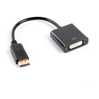 Lanberg Dual Link DisplayPort (M) 1.2 to DVI-I (H) (24+5) Adapter…