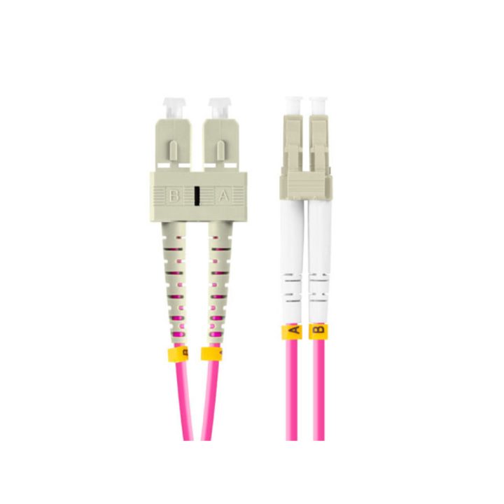 Cabo de fibra óptica Lanberg multi LC-UPC-SC-UPC duplex LSZH OM4…