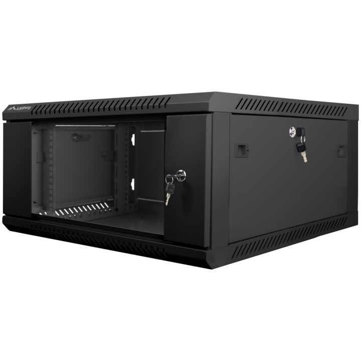 Armário de parede Lanberg rack 19 polegadas 4U - 600X600 flat pack v2…