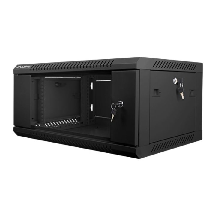 Lanberg WF01-6404-10B armário rack 4U Bastidor de parede Preto