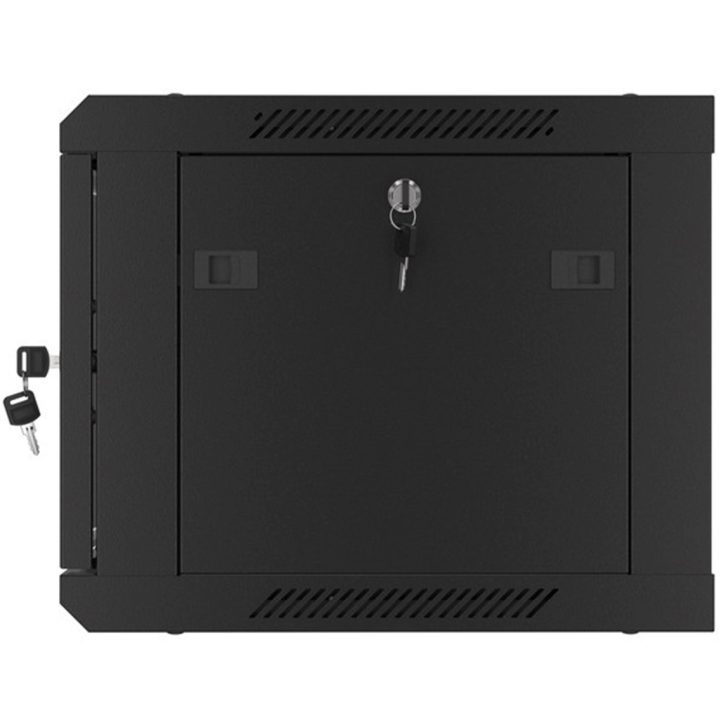 Lanberg WF01-6406-10B armário rack 6U Bastidor de parede Preto