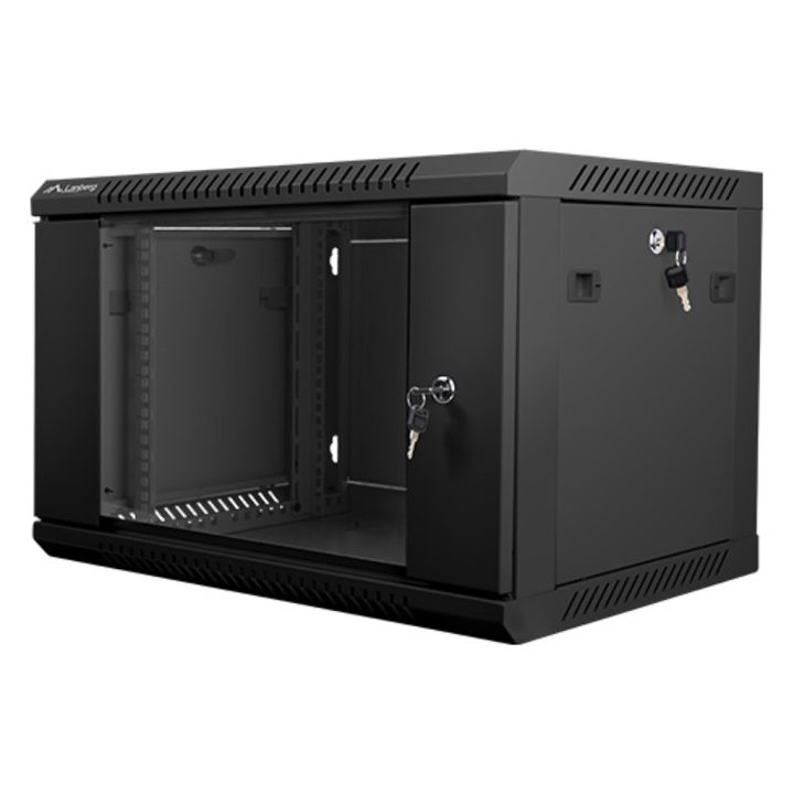 Lanberg WF01-6406-10B 6U Rack Cabinet Wall-Mounted Black