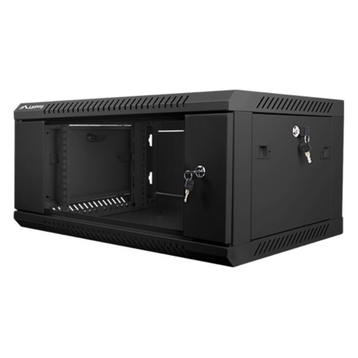Lanberg WF01-6404-10B 4U Rack Cabinet Wall-Mounted Black