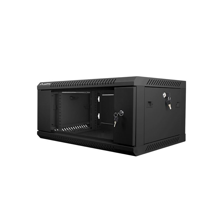 Lanberg WF01-6404-10B armário rack 4U Bastidor de parede Preto