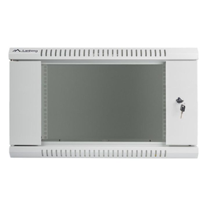 Armário Lanberg 19 polegadas 6U - 600X450 cinzento (WF01-6406-10S)