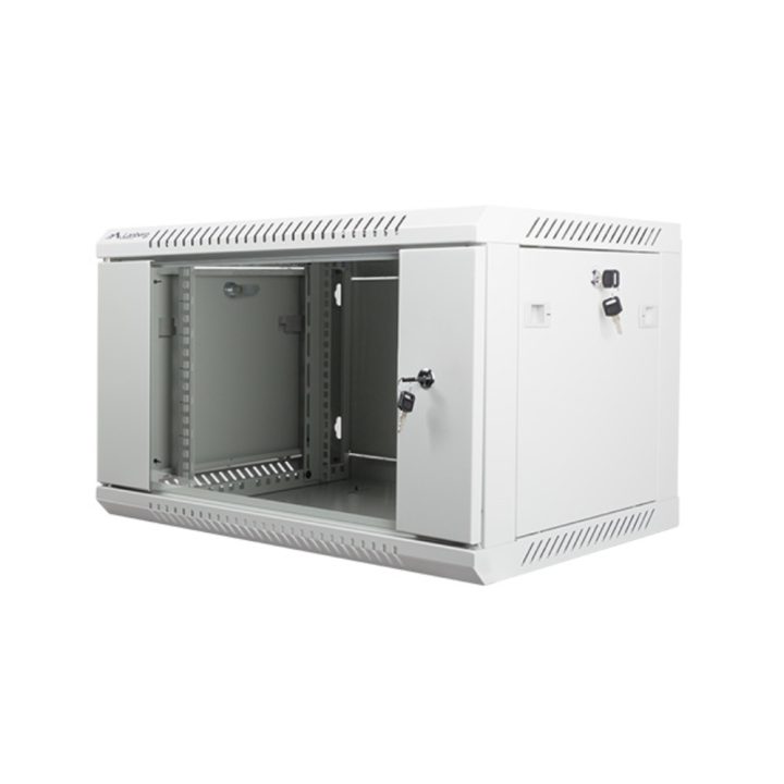 Lanberg 19-inch 6U Wall-Mount Cabinet - 600x450 Gray (WF01-6406-10S)